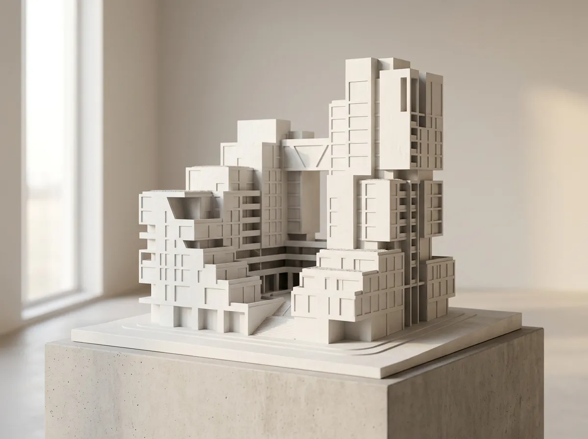 3B kütle modeli render'ı